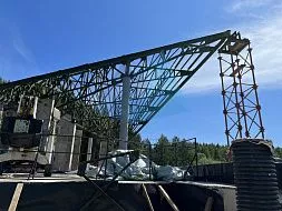 монтаж металлоконструкции кровли