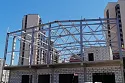 Металлоконструкции кровли для школы в Мурино